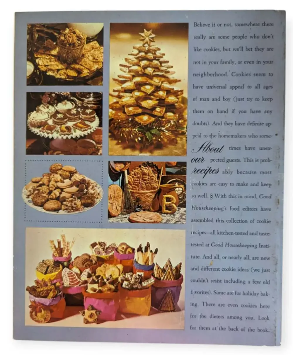 Good Housekeeping's Cookie-Jar Cookbook Paperback Book Copyright 1971